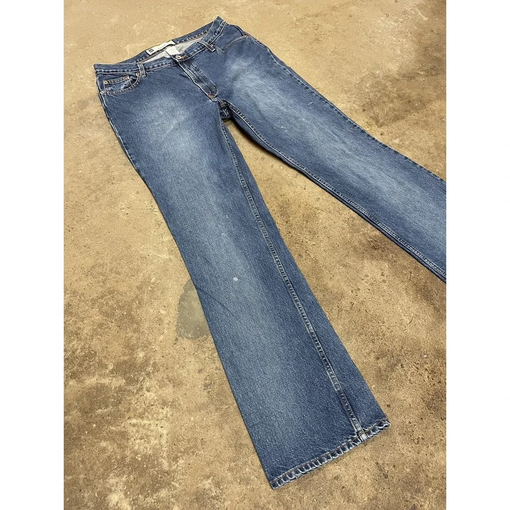 Gap Jeans Womens 14 Long Mid Rise Medium Wash Blue Boot Cut‎ 100% Cotton Denim